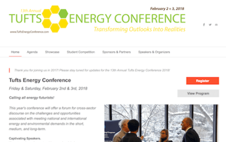 13th Annual Tufts Energy Conference