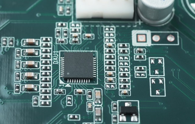 Printed circuit board printed electronics component