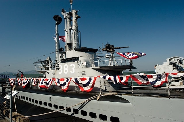 U.S. military ship USS Pampanito