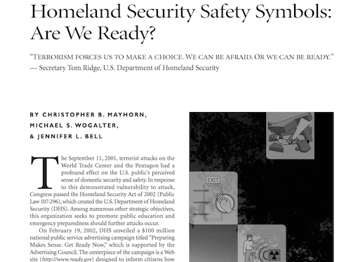 Homeland Safety Security Symbols Are We Ready