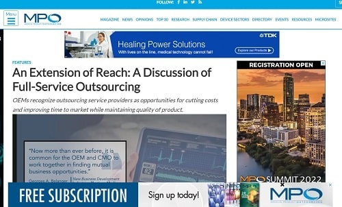 An Extension of Reach: A Discussion of Full-Service Outsourcing