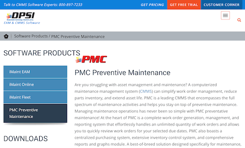 PMC Preventive Maintenance