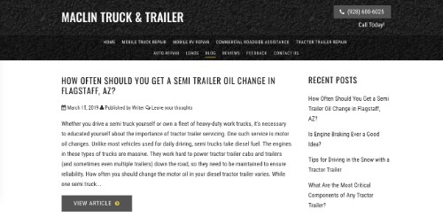 Maclin Truck & Trailer Blog