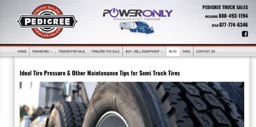 Pedigree Truck Sales Blog
