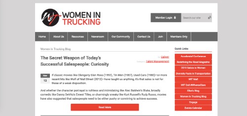 Women In Trucking Blog