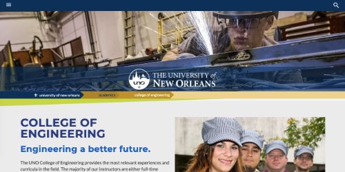 The University of New Orleans - College of Engineering