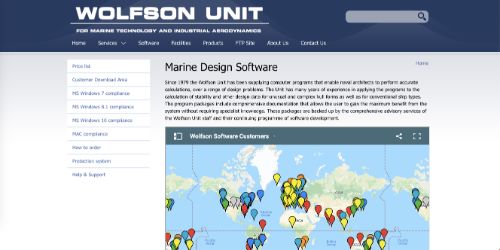 Wolfson Unit Marine Design Software