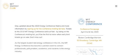 2020 MIT Energy Conference