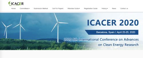 International Conference on Advances on Clean Energy Research (ICACER)