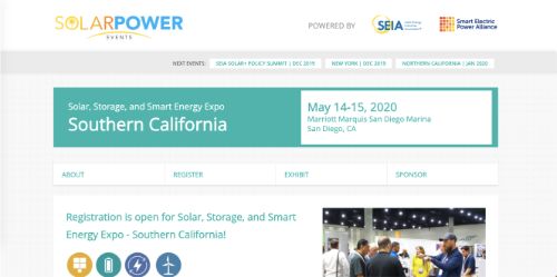 California Solar Power Expo 2020