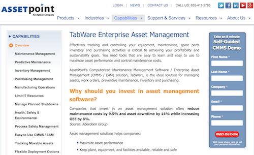 TabWare Enterprise Asset Management