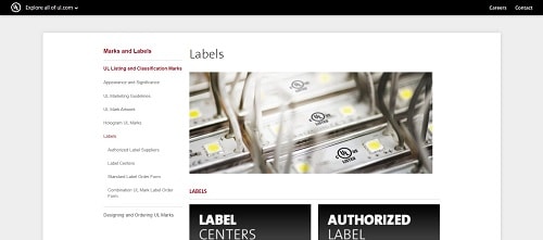 Types of UL Labels and Marks