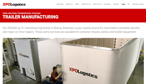 XPO Logistics Trailer Manufacturing