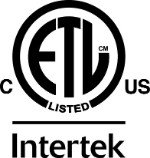 ETL Intertek Listed 