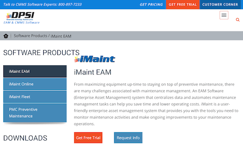 iMaint EAM Software