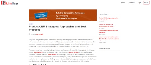 Product OEM Strategies: Approaches and Best Practices