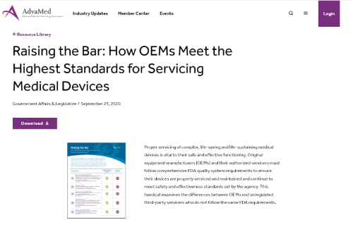 Raising the Bar: How OEMs Meet the Highest Standards for Servicing Medical Devices