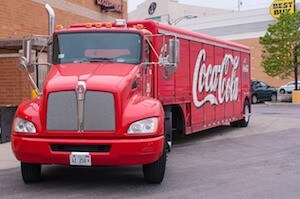 Commercial Coca-Cola Truck