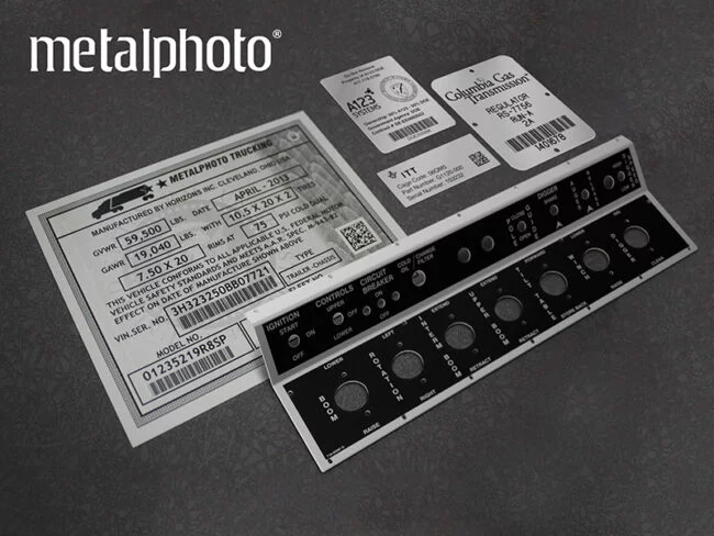 Metalphoto® labels and tags